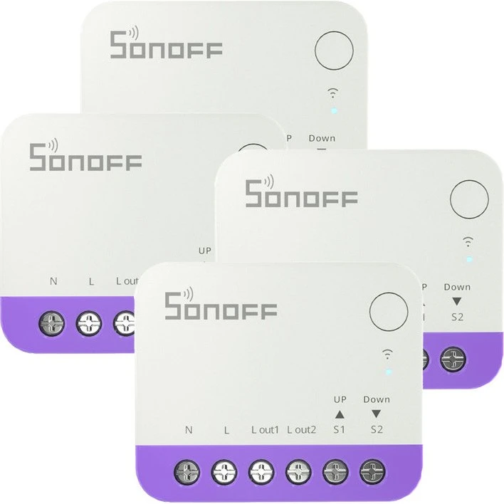 Sonoff MINI-RBS WiFi Smart Rullegardincontroller (4 stk)