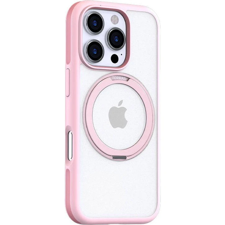 Torras Ostand R Fusion Case til iPhone 16 Pro Max, Pink
