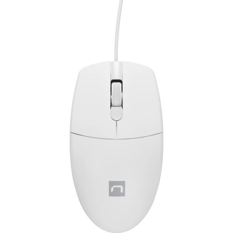 Natec Ruff 2 USB Optisk Mus, 1000 DPI, Hvid