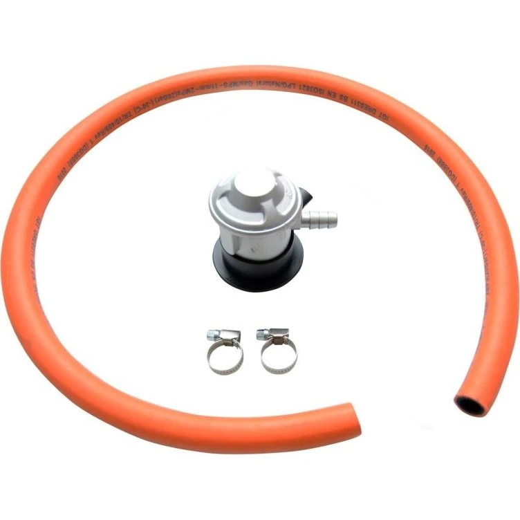 Cozze Regulator sæt med slange 1,1 m, lynkobling, 29 mbar, CE godkendt