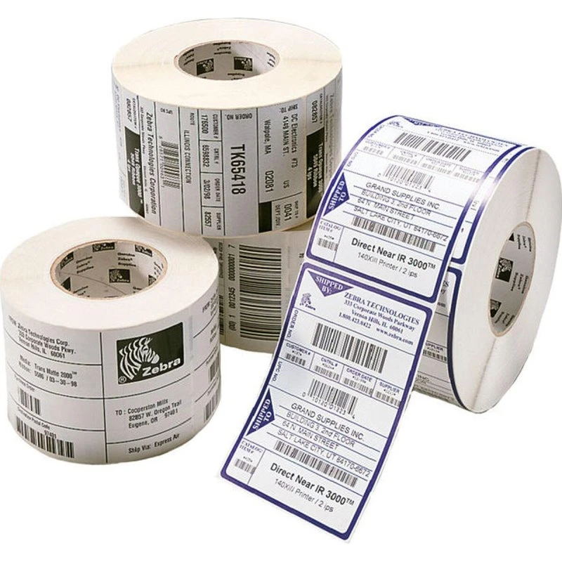 Zebra Z-Select 2000T Hvid 102x152 mm, 12 ruller
