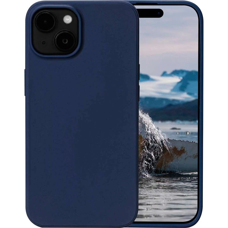 Dbramante1928 Greenland TPU Cover til iPhone 15 Plus, Havblå