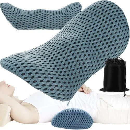 Ortopædisk lændepude i Memory Foam – Ergonomisk støtte til ryg og siddelængde