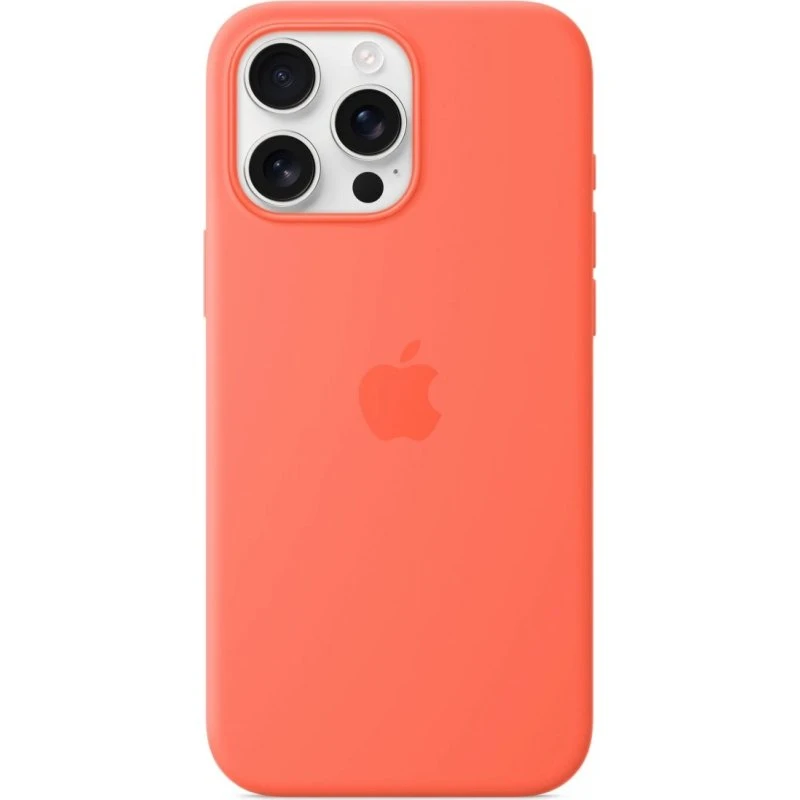 Apple iPhone 16 Pro Max Silicone Case med MagSafe – Tangerine