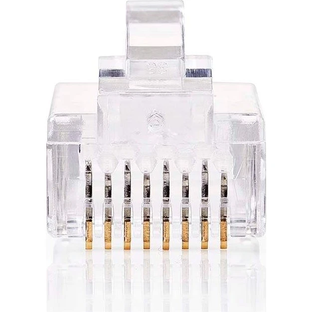 Nedis RJ45-stik Han CAT6 Guldplateret 10 stk. Transparent