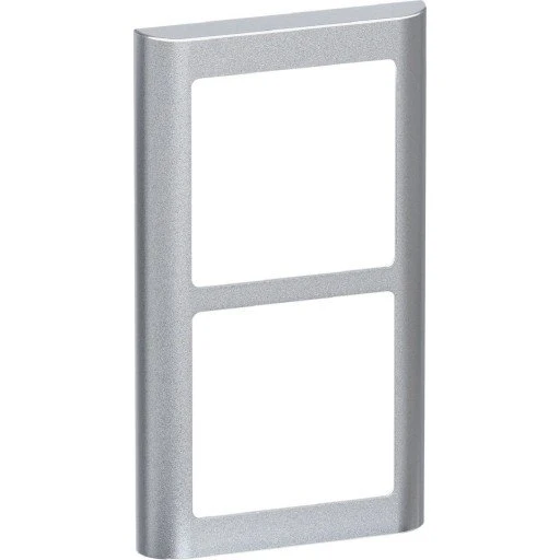 LK Fuga Soft 63 Ramme, 2x1 Modul, Lodret, Stålmetal