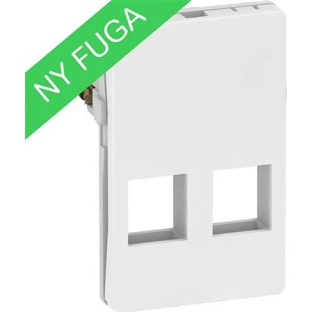 Fuga Dataudtag 2xKeystone (S) 1,5M Hvid