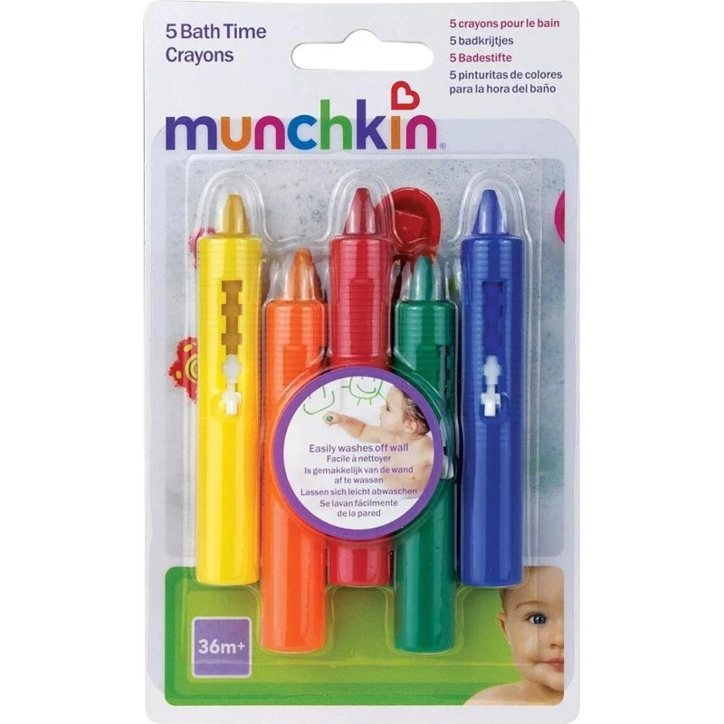 Munchkin Bath Time Crayons 5 stk.