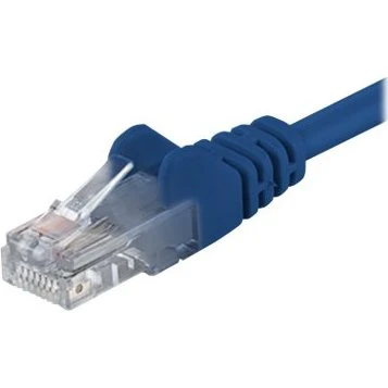 Goobay CAT 6 U/UTP CCA 1,5 m blå netværkskabel