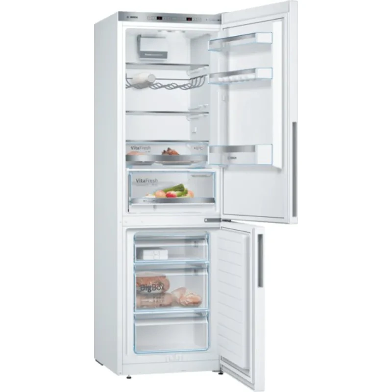 Bosch Serie 6 KGE36AWCA Bundfryser Hvid 308 L