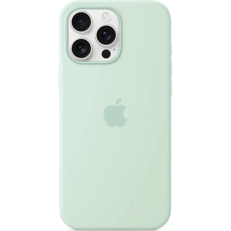 Apple iPhone 16 Pro Max Silikonecase med MagSafe – Aquamarine
