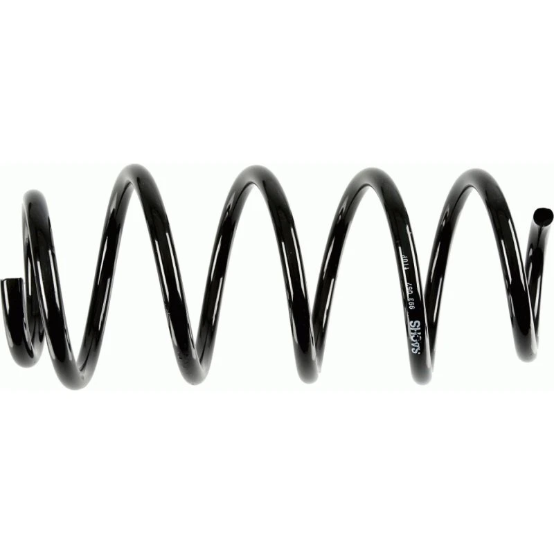 SACHS Spiralfjeder 993 057 1K0411105DK/1K0411105DL, orange, 358 mm