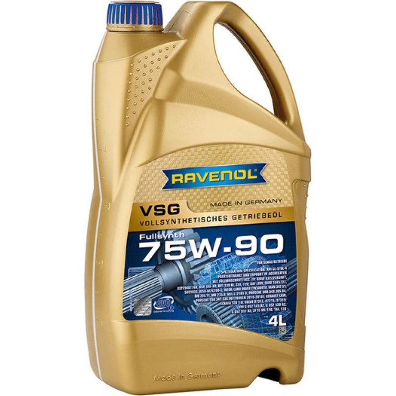RAVENOL VSG 75W-90 4L Gearolie til VW, Mercedes, Opel