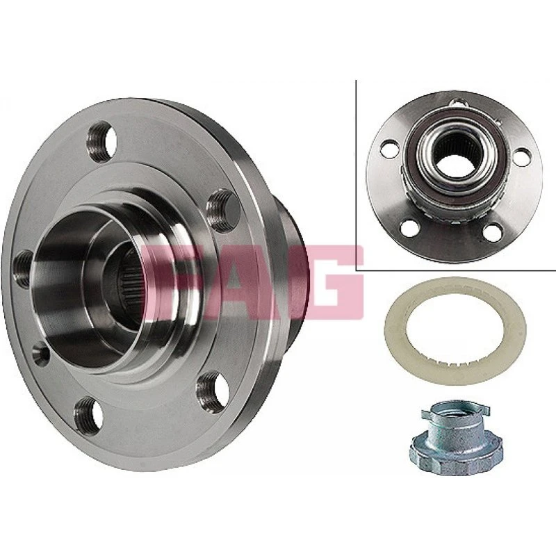 FAG Hjullejesæt 713 6104 70 til VW, Audi, Skoda med ABS-sensor