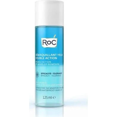 ROC Double Action Face Cleanser Øjenmakeupfjerner 125 ml
