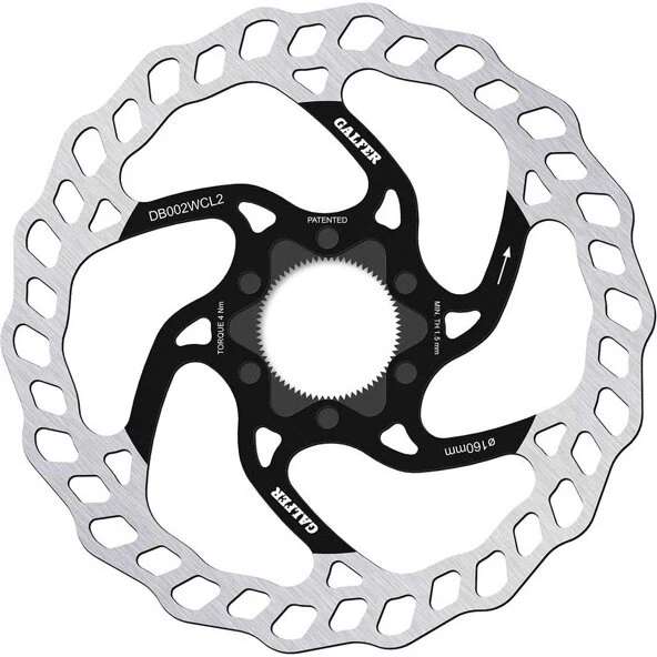 Galfer Wave Center-Lock bremseskive 160 x 2,0 mm