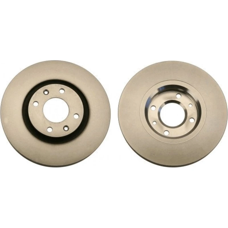 TRW Bremseskive DF4183, ventileret, sort, 283 mm