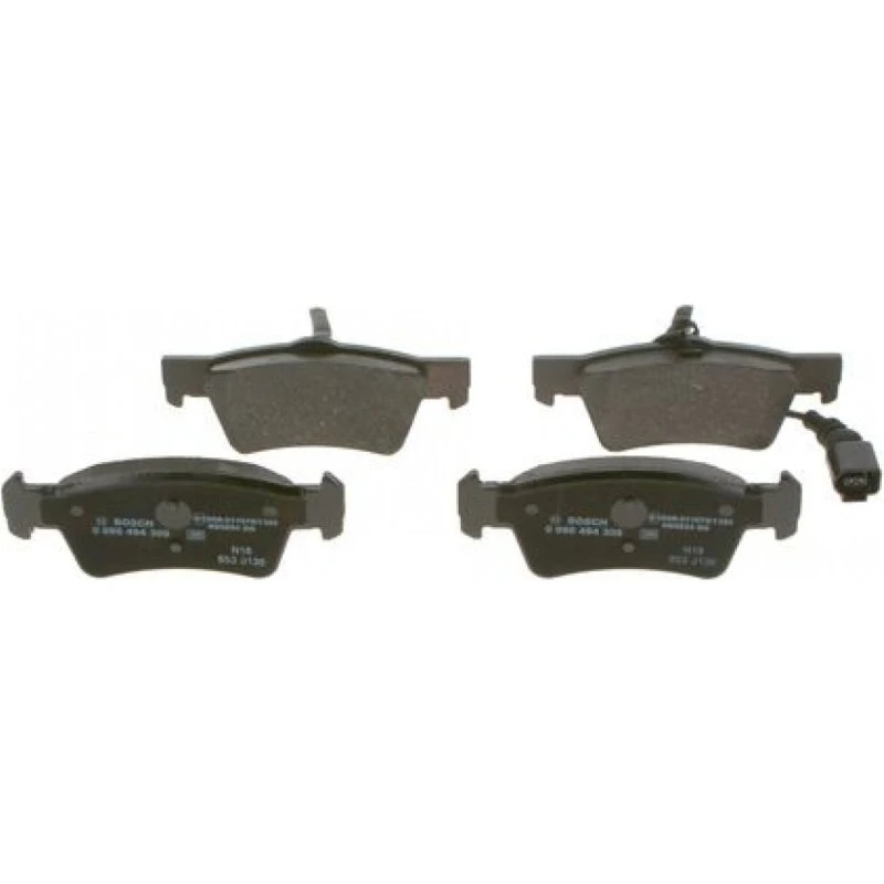 BOSCH 0 986 494 309 Bremseklodser til VW T5