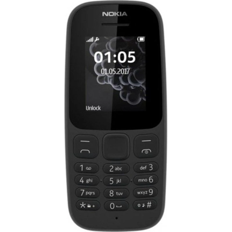 Nokia 105 (2019) Dual SIM 1,77" Sort