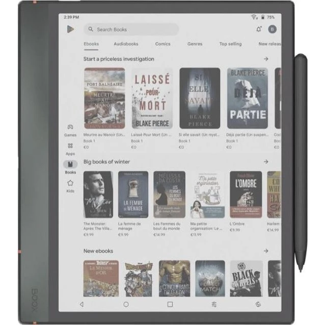 Onyx Boox Note Air 4 C 10,3" E-Ink 64 GB Grå