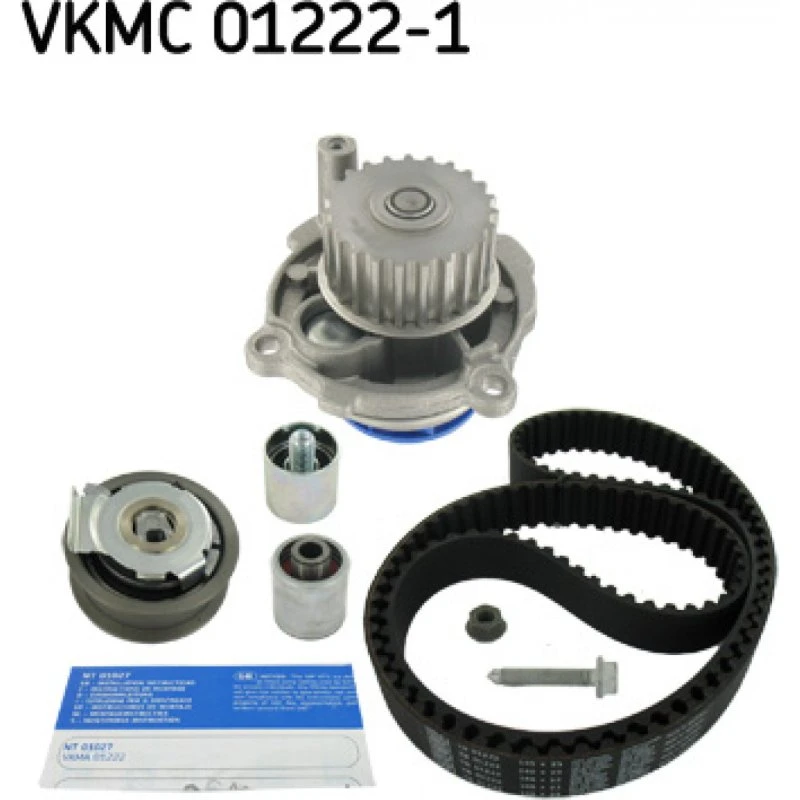 SKF Vandpumpe + Tandremssæt VKMC 01222-1, 148 tænder, 23 mm bred