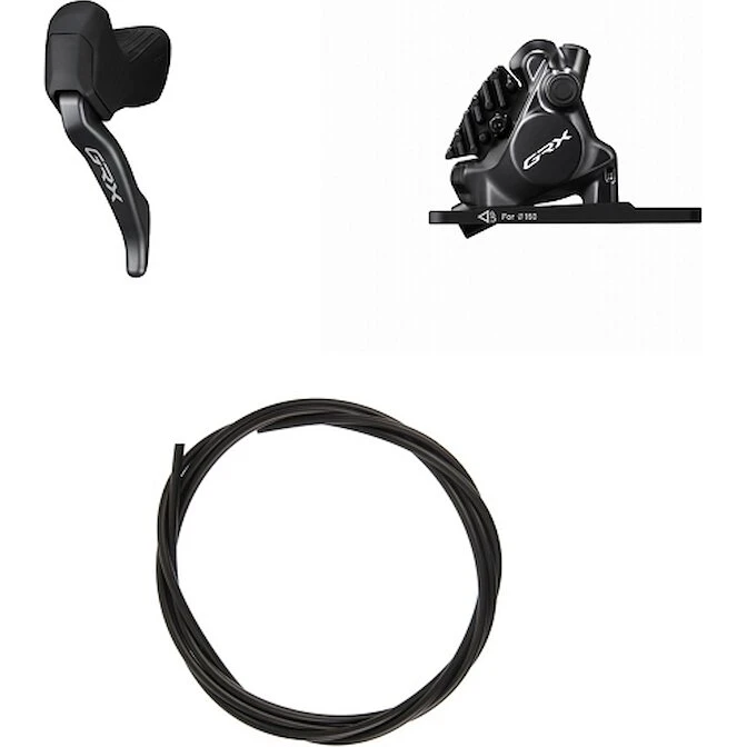Shimano GRX Hydraulisk bremsesæt RX825/RX820 Front (Venstre)