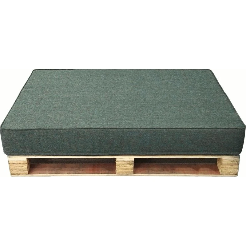 Nordstrand Home Grøn Pallehynde 120x80 cm, 15 cm tyk