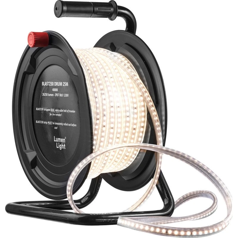 LumenLight Blast230 LED-bånd 25 m, 4000K, IP67