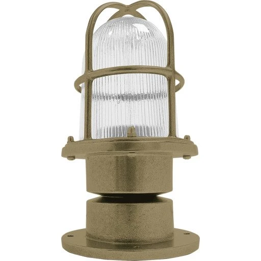 Andromeda 261N støbt messing bedlampe, 30 cm høj
