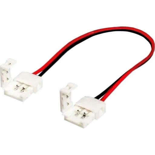 All Light Samlestykke 8 mm LED Bånd 4,8W/9,6W/14,4W med Ledning