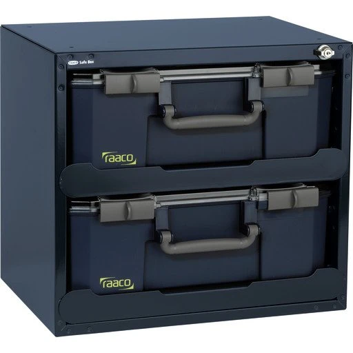 Raaco Safebox med 2 Carry-Lite 150 kasser