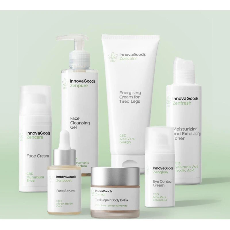 InnovaGoods CBD Hudplejesæt til Ansigt og Krop