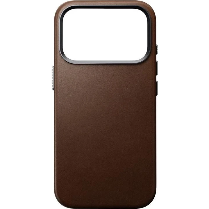 Nomad Traditional Leather Case - iPhone 17 Pro - Brun