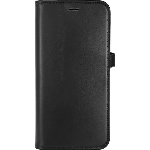 Buffalo MagSeries iPhone 16 Plus Lædercover Sort (3 kortlommer)