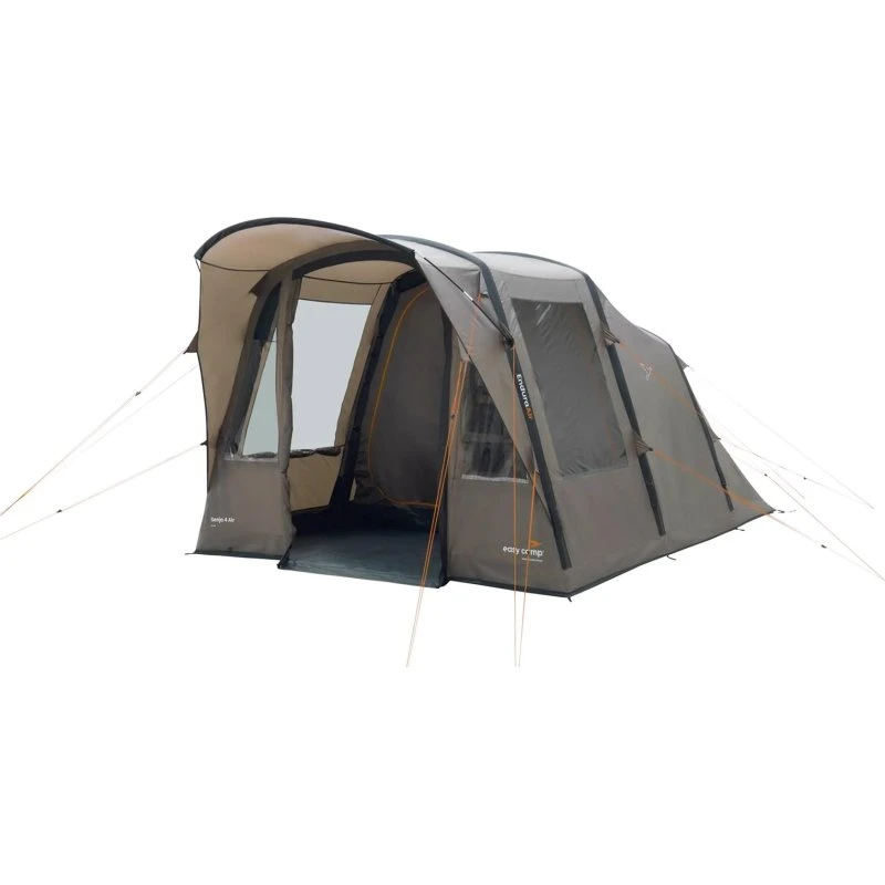 Easy Camp Senja 4 Air – Oppusteligt 4-personers tunneltelt i brun