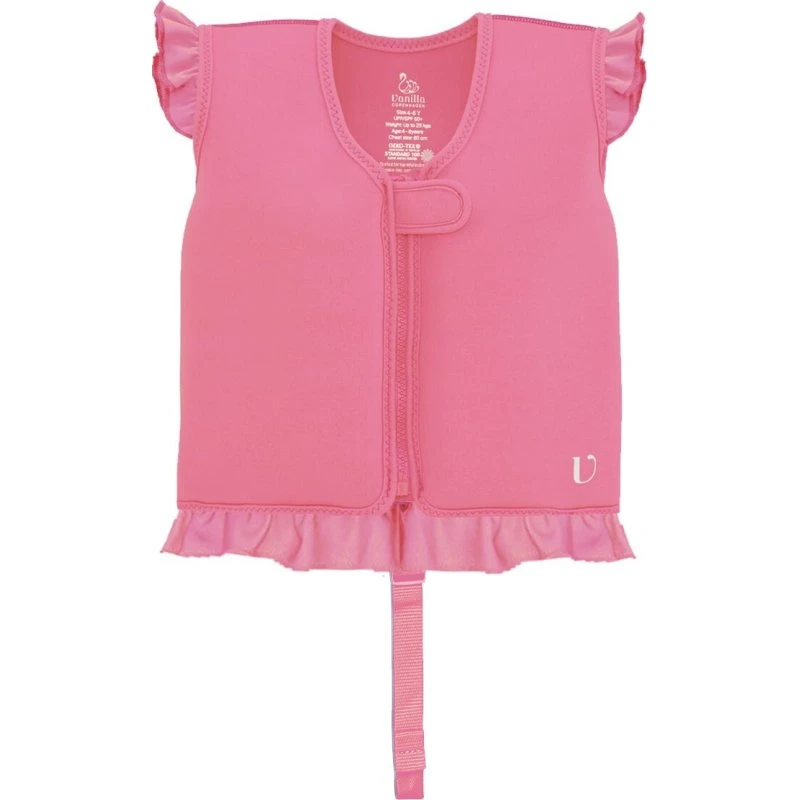 Vanilla Copenhagen Svømmevest med Strop, Rosy, 1-3 År