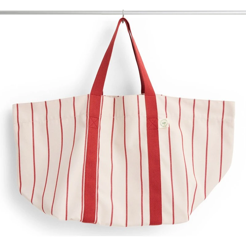 HAY Outdoor Market Picnicstaske Medium, Beige/Rød
