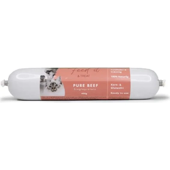Feed´It og Treat Pure Beef 400g
