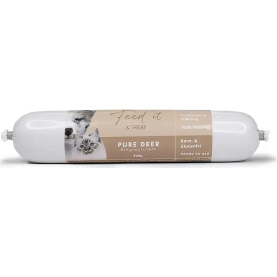 Feed´It og Treat Pure Deer 400g
