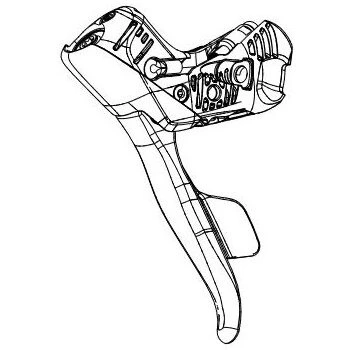 SRAM Red eTap AXS højre hydraulisk skifter, DISC 12‑gear