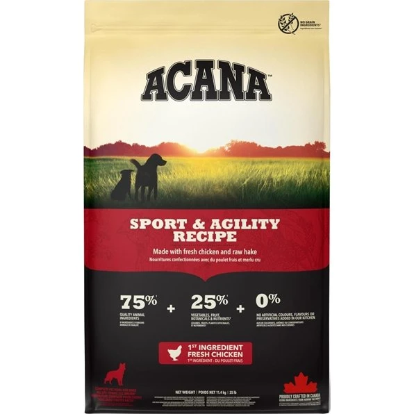 Acana Sport & Agility Recipe, 11,4 kg