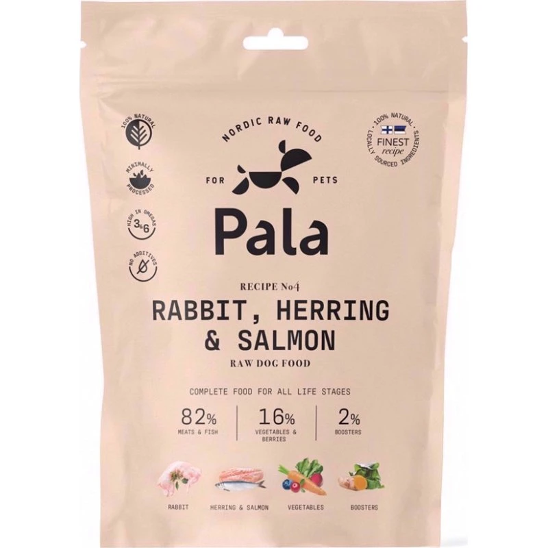 Pala Dog Food Rabbit, Herring & Salmon, 400 g