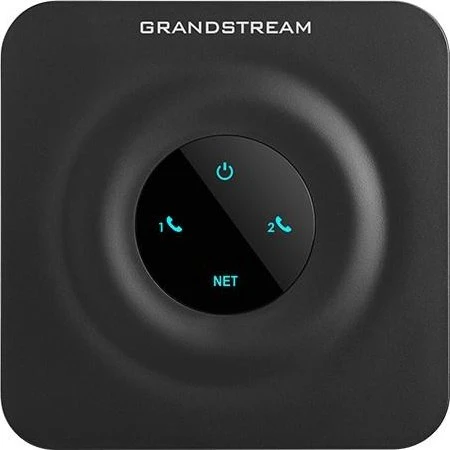 Grandstream HT802v2 VoIP-gateway, 2x FXS, 100 Mbps, Sort