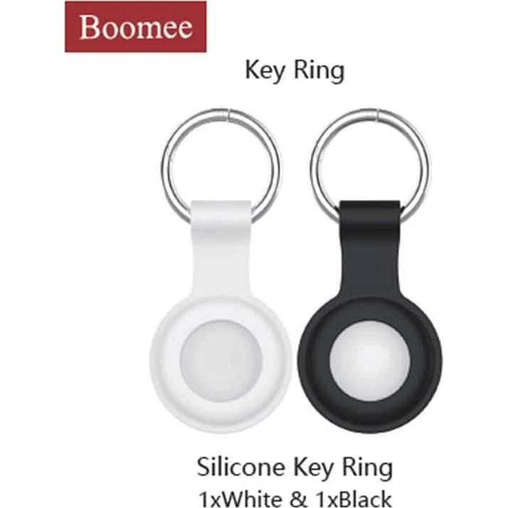 Boomee Itag Nøgleringe, 2 stk, kompatibel med Itag & Apple Airtag