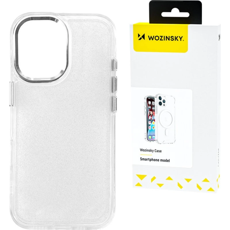 Wozinsky Glitter Case til Samsung Galaxy S25 – Transparent