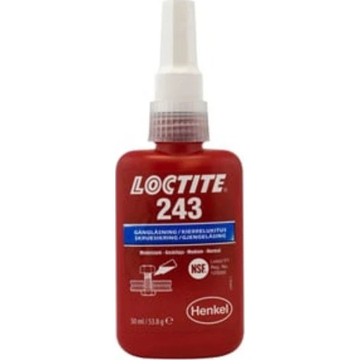 Loctite 243 Gevindsikring, Medium Styrke, 50 ml