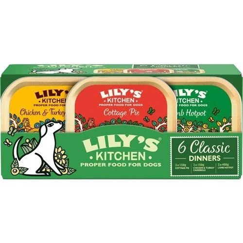 Lilys Kitchen Grain Free Dinner Trays 6 x 150g