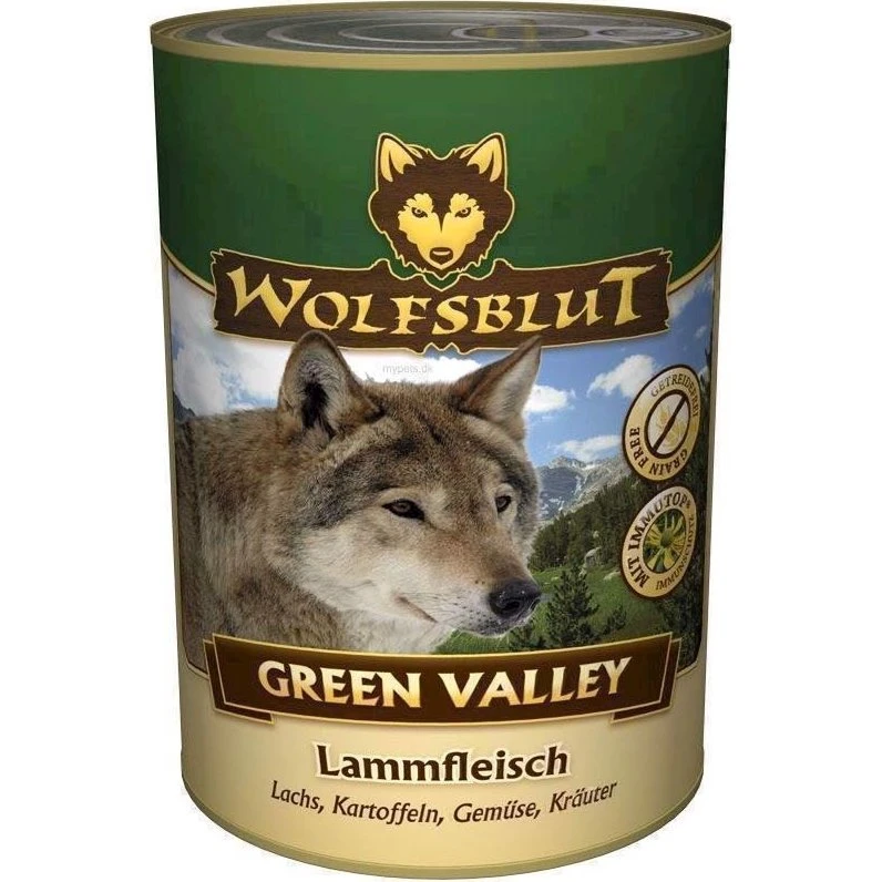 WolfsBlut Green Valley Adult Dåsemad, 395 g
