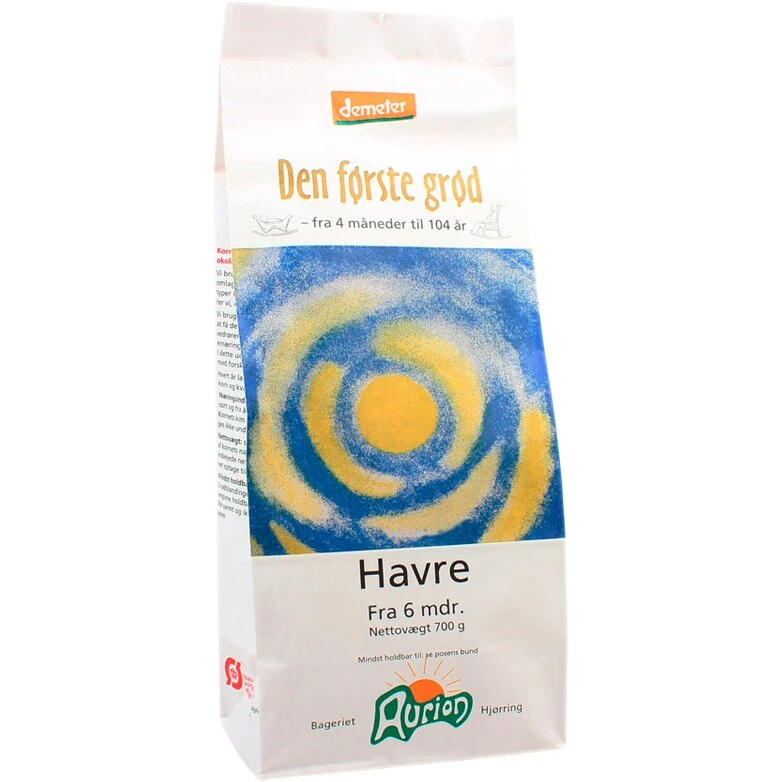 Aurion Den Første Grød Havre Glutenfri Ø 700 g