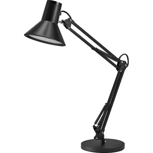 Osram Retro skrivebordslampe, sort, med justerbar arm